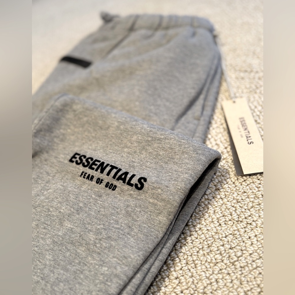 New Essentials Fear of God Dark Oatmeal Sweatpants